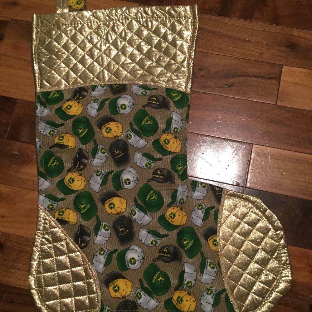 John Deer Christmas sock New